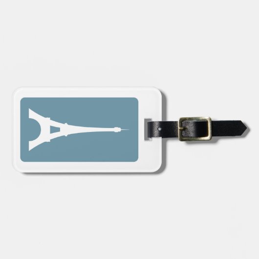 Étiquette À Bagage tour eiffel mod (Devant horizontal)