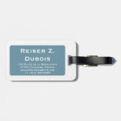 Étiquette À Bagage tour eiffel mod (Dos horizontal)