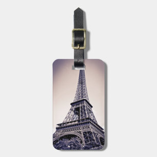 Étiquette À Bagage Tour Eiffel, Paris, France
