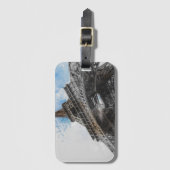 Étiquette À Bagage Tour Eiffel, Paris, France Carte postale (Devant Vertical)