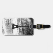 Étiquette À Bagage Tour Eiffel vintage Paris 3 (Devant horizontal)