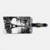 Étiquette À Bagage Tour Eiffel vintage Paris 3 (Dos horizontal)