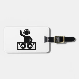 Étiquette À Bagage Tourne-disques du DJ