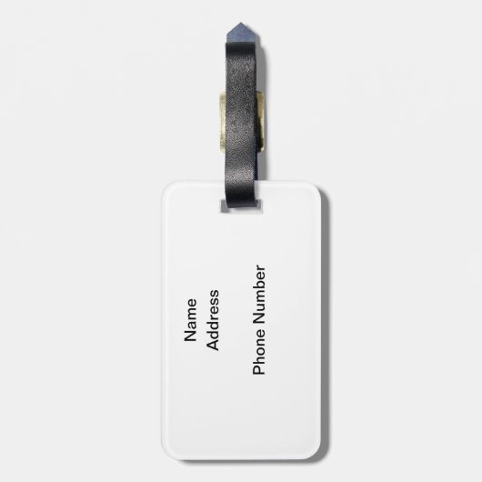 Étiquette À Bagage Tournesol (Dos Vertical)