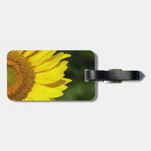 Étiquette À Bagage Tournesol (Dos horizontal)