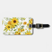 Étiquette À Bagage Tournesol 8 (Devant horizontal)