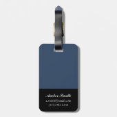 Étiquette À Bagage Tournesol d'Indigo (Dos Vertical)