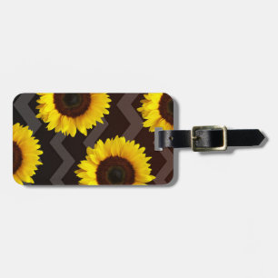 Étiquette À Bagage Tournesol Lovin