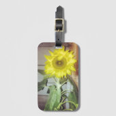 Étiquette À Bagage tournesol yaei (Devant Vertical)