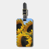 Étiquette À Bagage Tournesols (Devant Vertical)