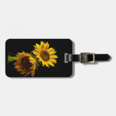 Étiquette À Bagage Tournesols  (Devant horizontal)