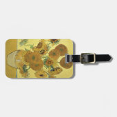 Étiquette À Bagage Tournesols de Vincent van Gogh |, 1888 (Devant horizontal)