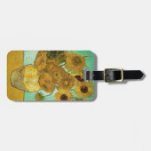Étiquette À Bagage Tournesols de Vincent van Gogh |, 1888 (Devant horizontal)
