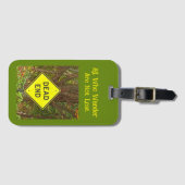 Étiquette À Bagage "Tous Ceux Qui errent Ne Sont Pas Perdus" (Devant Horizontal)