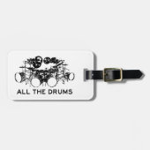 Étiquette À Bagage Tous les tambours (Devant horizontal)