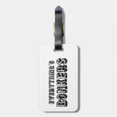 Étiquette À Bagage Tout est Bonkers (Dos Vertical)