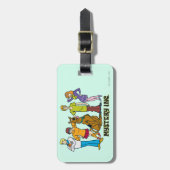 Étiquette À Bagage Toute la bande 12 Mystery Inc (Devant Vertical)
