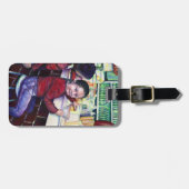 Étiquette À Bagage Toutes les bonnes filles ont de la glace (Devant horizontal)