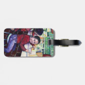 Étiquette À Bagage Toutes les bonnes filles ont de la glace (Dos horizontal)