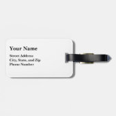 Étiquette À Bagage tracteur (Dos horizontal)