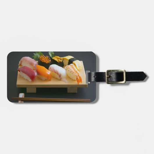 Étiquette À Bagage Traditional Sushi Platter – Japanese Elegance Lugg (Devant horizontal)