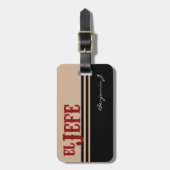 Étiquette À Bagage Traduction d'EL Jefe le patron (Devant Vertical)