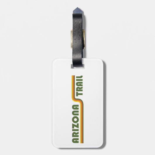 Étiquette À Bagage Trail Arizona (Dos Vertical)