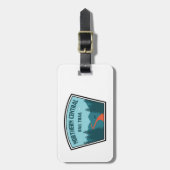 Étiquette À Bagage Trail du centre-nord (Devant Vertical)