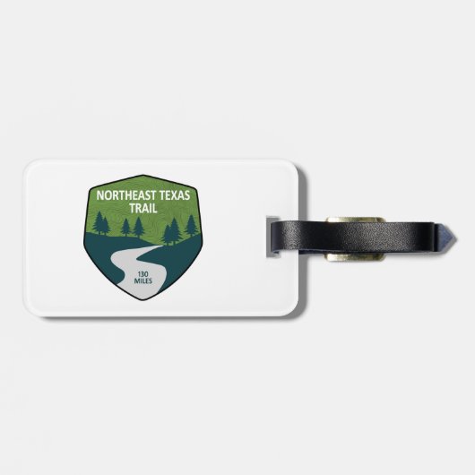 Étiquette À Bagage Trail du nord-est du Texas (Dos horizontal)