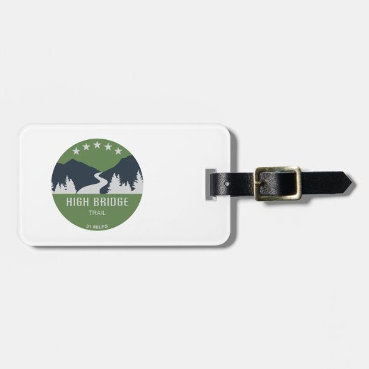 Étiquette À Bagage Trail High Bridge (Devant horizontal)