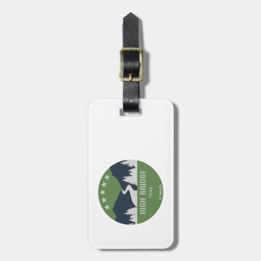 Étiquette À Bagage Trail High Bridge (Devant Vertical)