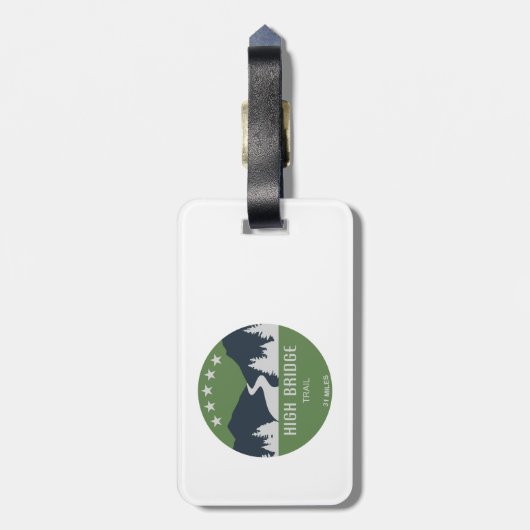 Étiquette À Bagage Trail High Bridge (Dos Vertical)