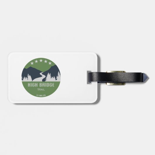 Étiquette À Bagage Trail High Bridge (Dos horizontal)