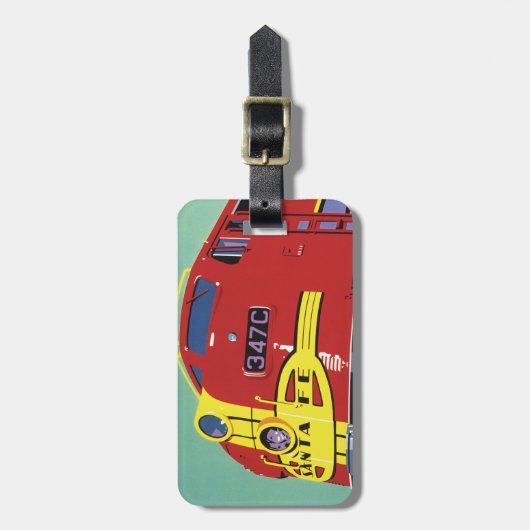 Étiquette À Bagage Train (Devant Vertical)