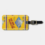 Étiquette À Bagage Train 1937 de croisé de chemin de fer de lecture (Devant horizontal)