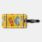 Étiquette À Bagage Train 1937 de croisé de chemin de fer de lecture (Dos horizontal)