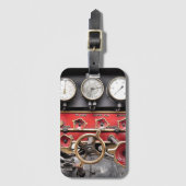 ÉTIQUETTE À BAGAGE TRAIN À VAPEUR (Devant Vertical)