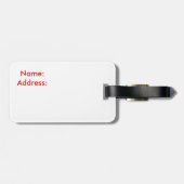 Étiquette À Bagage Train à vapeur gallois. (Dos horizontal)