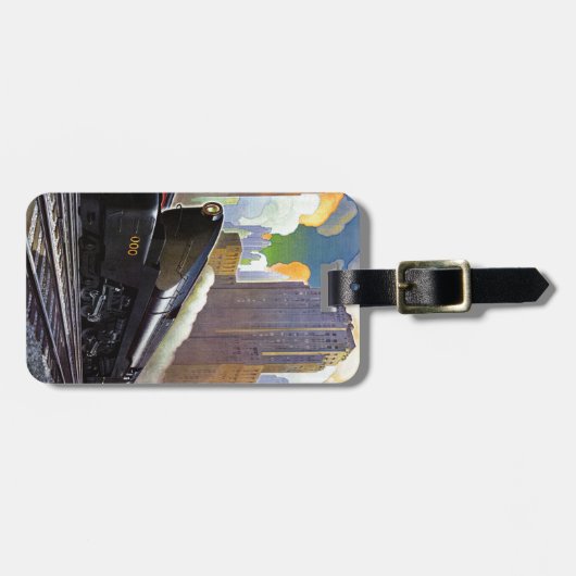 Étiquette À Bagage Train de Pennsylvanie par Unknown (Devant horizontal)