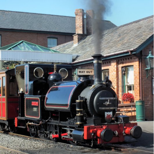 ÉTIQUETTE À BAGAGE TRAINS À VAPEUR