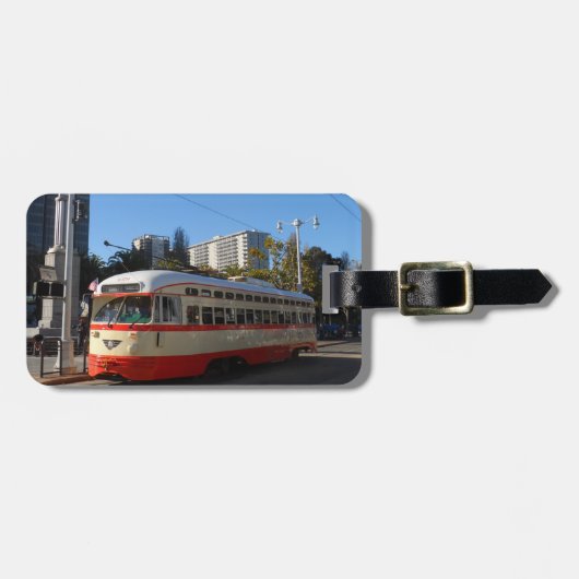 Étiquette À Bagage Tramway San Francisco (Devant horizontal)
