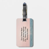 Étiquette À Bagage Transformé en sa Bible d'image, Giron Beach (Dos Vertical)