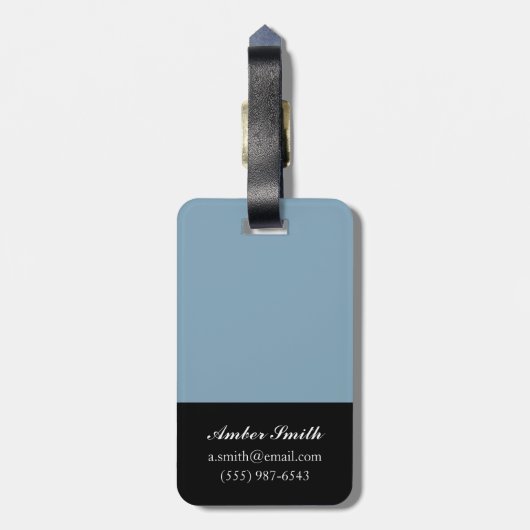 Étiquette À Bagage Translucide II (Dos Vertical)