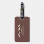 Étiquette À Bagage Trastevere Rome (Dos Vertical)