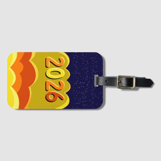 Étiquette À Bagage Travel  (Devant Horizontal)