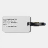 Étiquette À Bagage Traversée le long de la promenade Icefields Highwa (Dos horizontal)