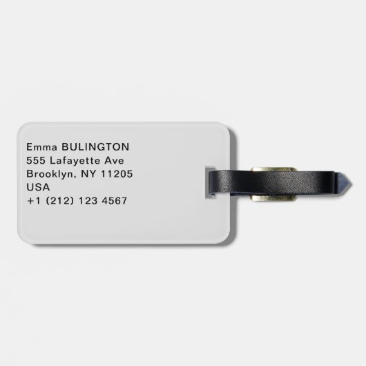 Étiquette À Bagage Traversée le long de la promenade Icefields Highwa (Dos horizontal)