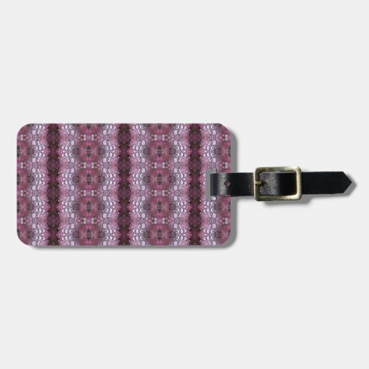 Étiquette À Bagage trèfle Ikat 3 (Devant horizontal)