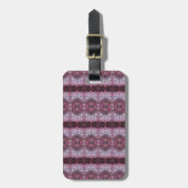 Étiquette À Bagage trèfle Ikat 3 (Devant Vertical)