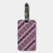 Étiquette À Bagage trèfle Ikat 3 (Dos Vertical)